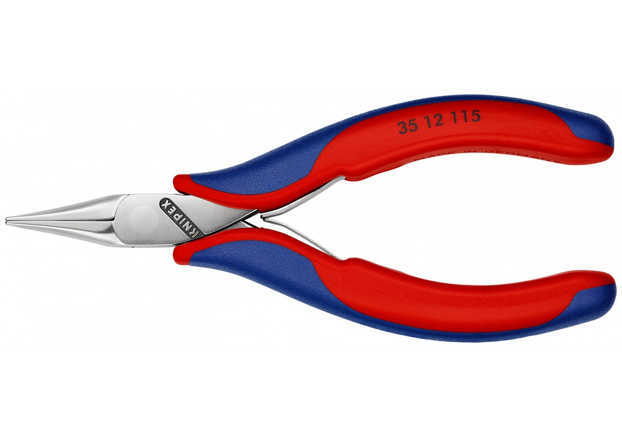 Pince de préhension - Becs plats lisses - 115mm - Bi-matière - Polie miroir - Knipex - 3512115