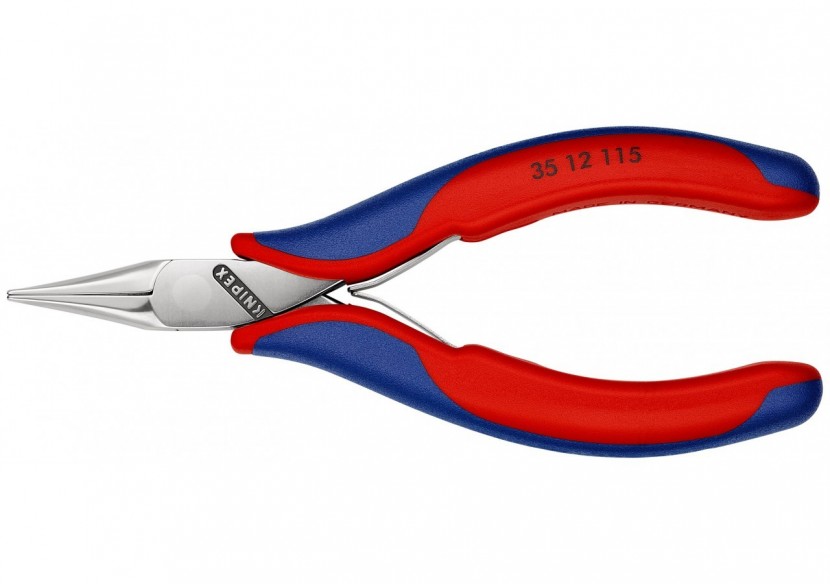 Pince de préhension - Becs plats lisses - 115mm - Bi-matière - Polie miroir - Knipex - 3512115