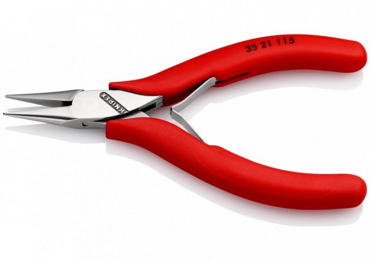 Pince de préhension - Becs demi-ronds lisses - 115mm Gainage PVC - Polie miroir - Knipex - 3521115 2