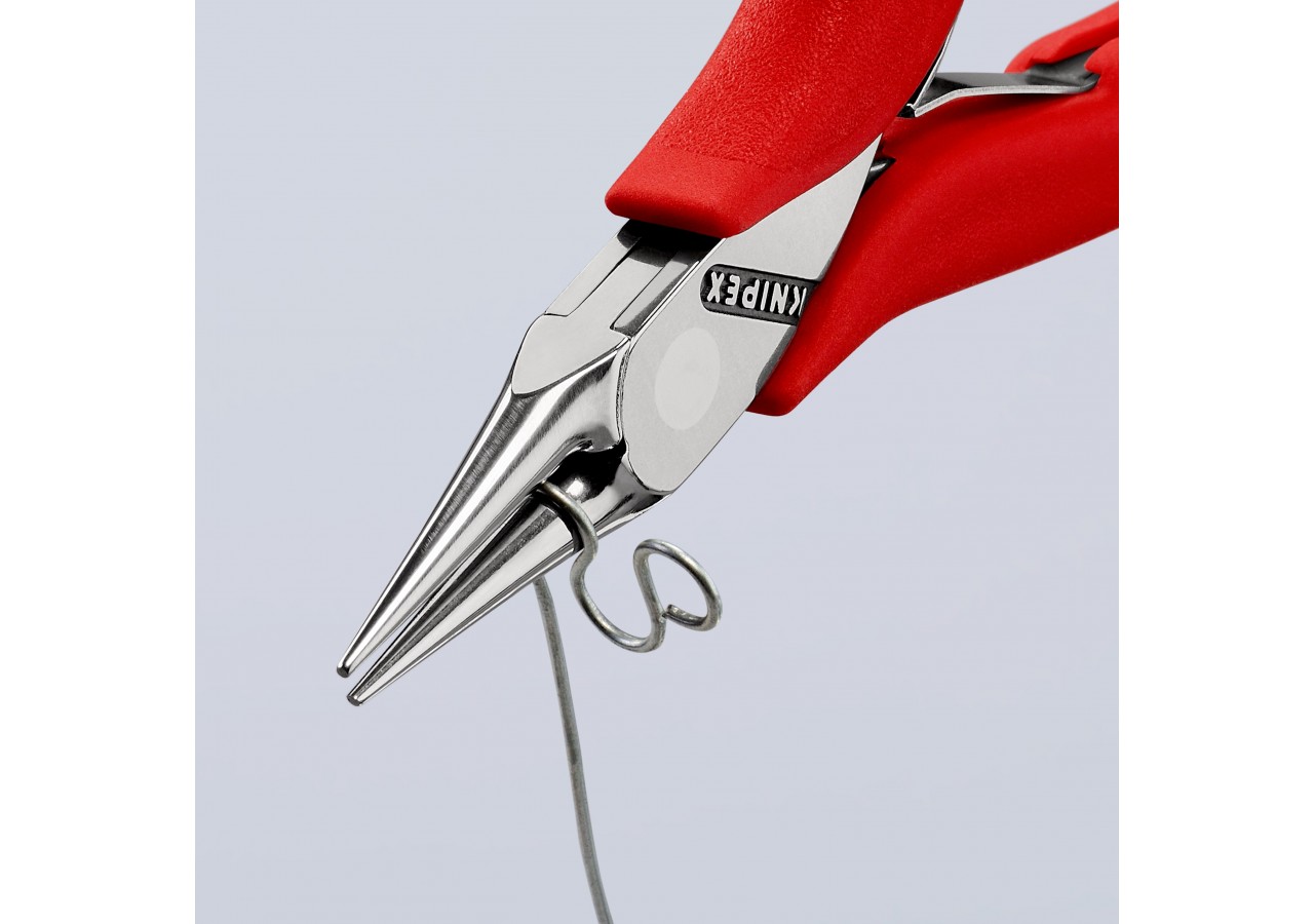 Pince de préhension - Becs ronds lisses - 115mm - Gainage PVC - Polie miroir - Knipex - 3531115