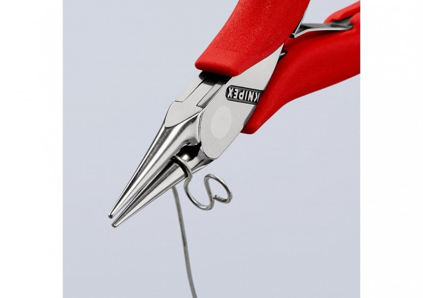 Pince de préhension - Becs ronds lisses - 115mm - Gainage PVC - Polie miroir - Knipex - 3531115