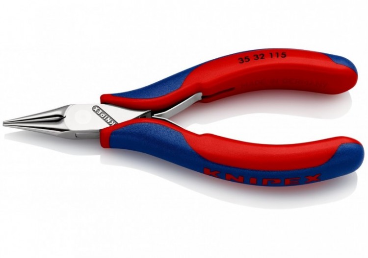 Pince de préhension - Becs ronds lisses - 115mm - Bi-matière - Polie miroir - Knipex - 3532115