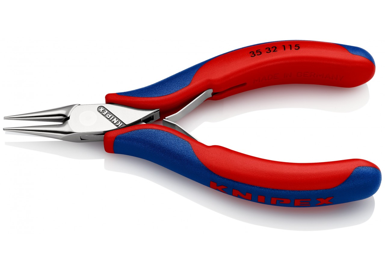 Pince de préhension - Becs ronds lisses - 115mm - Bi-matière - Polie miroir - Knipex - 3532115