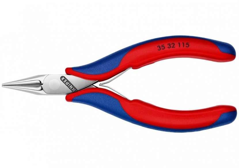Pince de préhension - Becs ronds lisses - 115mm - Bi-matière - Polie miroir - Knipex - 3532115