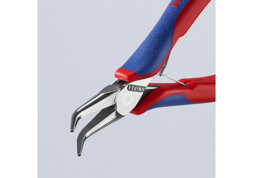 Pince de préhension - Becs demi-ronds lisses 45° - 145mm Gainage bi-matière - Knipex - 3582145