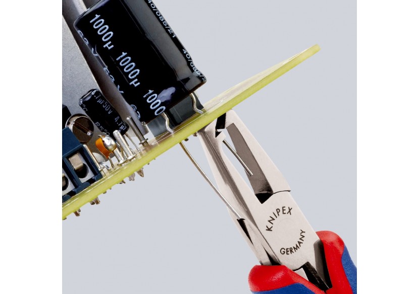 Pince de montage pour l'électronique - 125mm - Bi-matière - Coupe fixe à 1,6mm - Knipex - 3622125