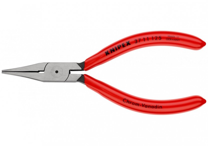 Pince de préhension pour la mécanique de précision Becs plats 125mm Gainage PVC - Knipex - 3711125