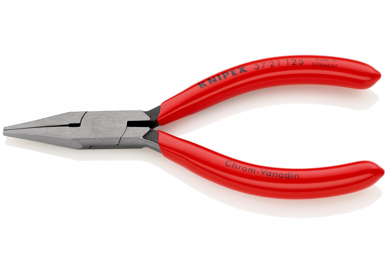 Pince de préhension mécanique de précision - Becs plats - 125mm - Gainage PVC - Knipex - 3721125