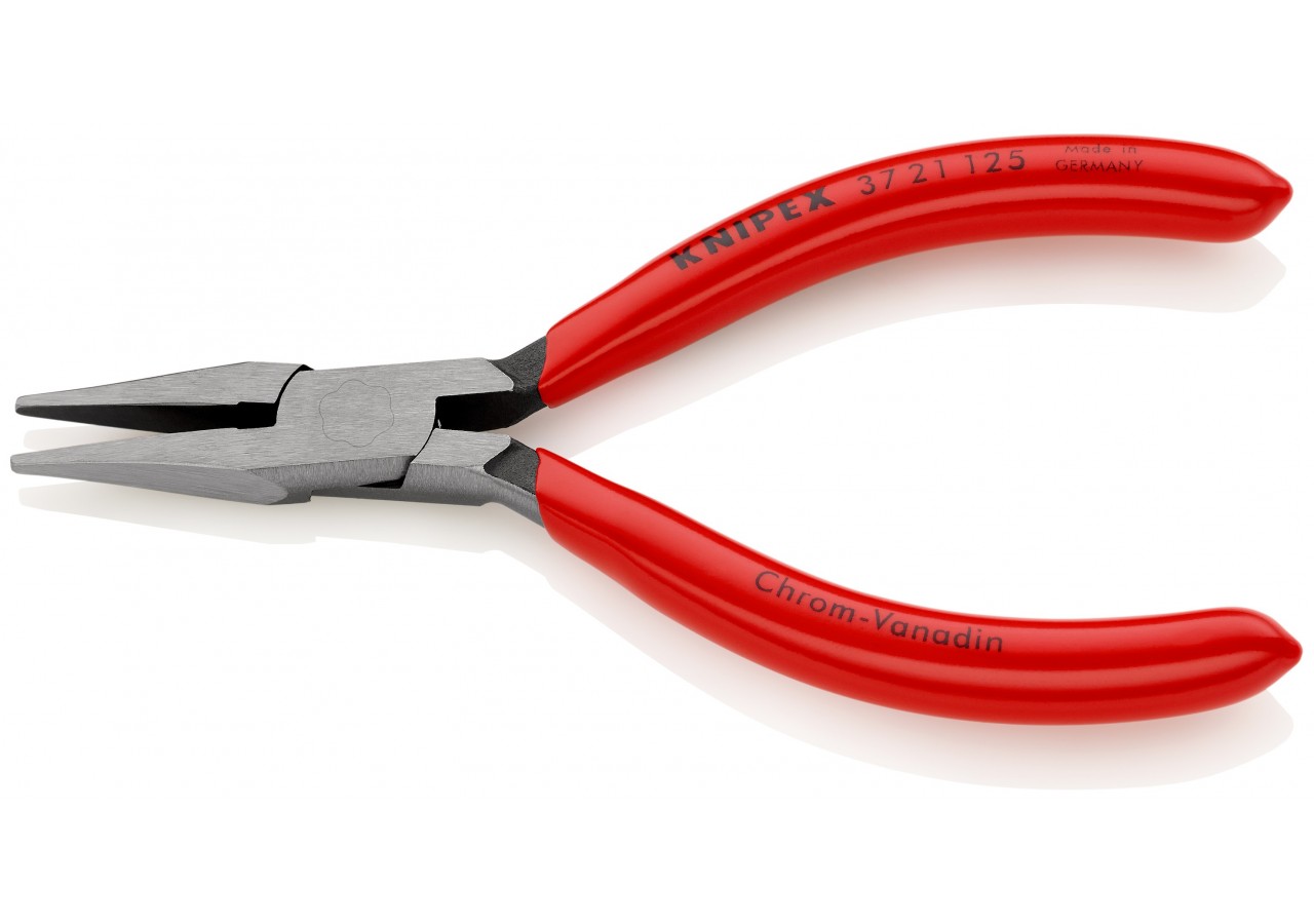 Pince de préhension mécanique de précision - Becs plats - 125mm - Gainage PVC - Knipex - 3721125