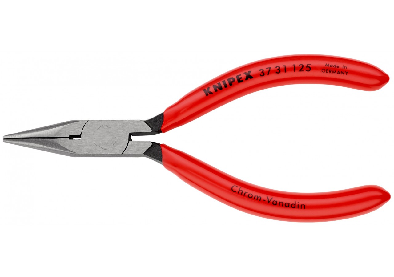Pince de préhension mécanique de précision - Becs demi-ronds - 125mm Gainage PVC - Knipex - 3731125