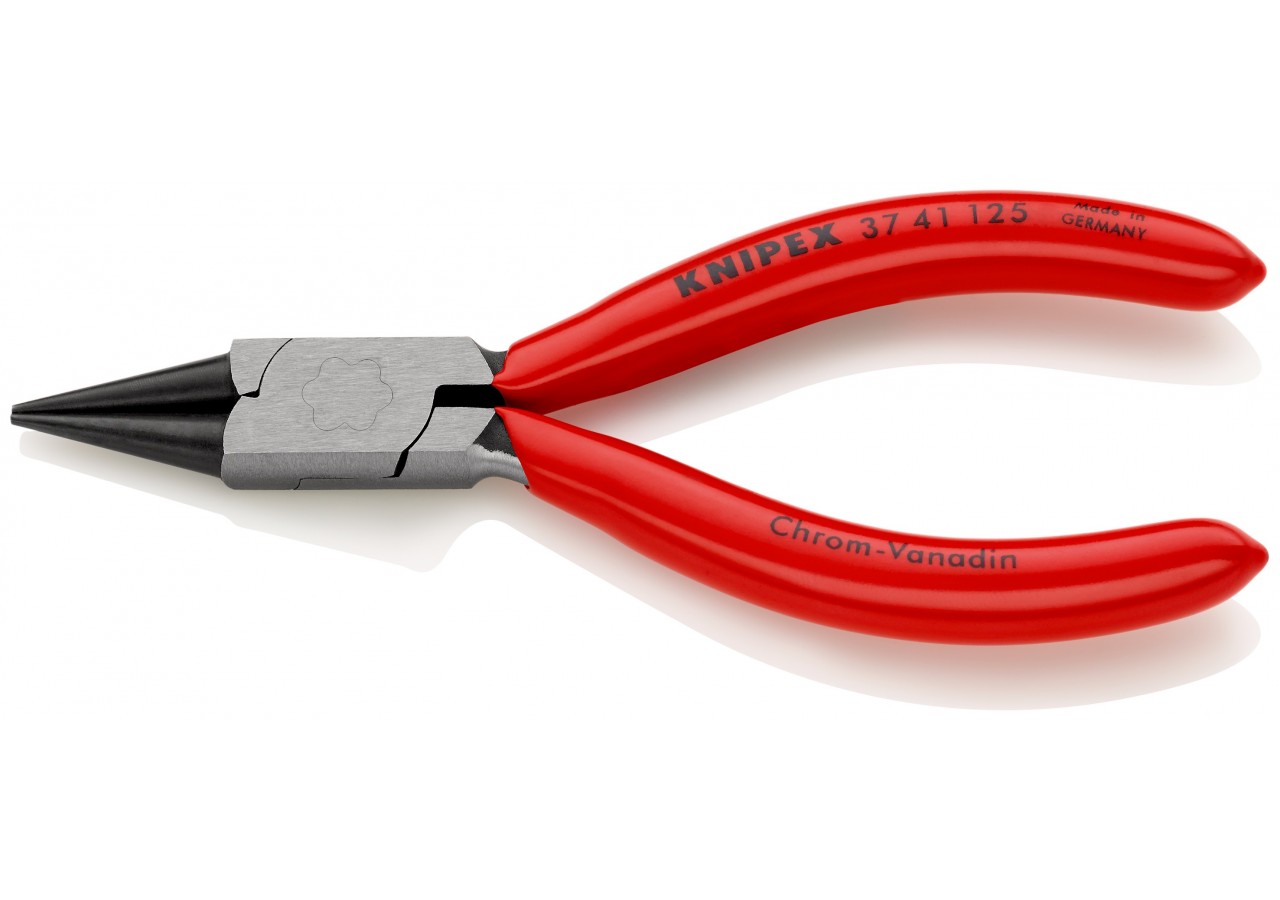 Pince de préhension mécanique de précision - Becs ronds - 125mm - Gainage PVC - Knipex - 3741125