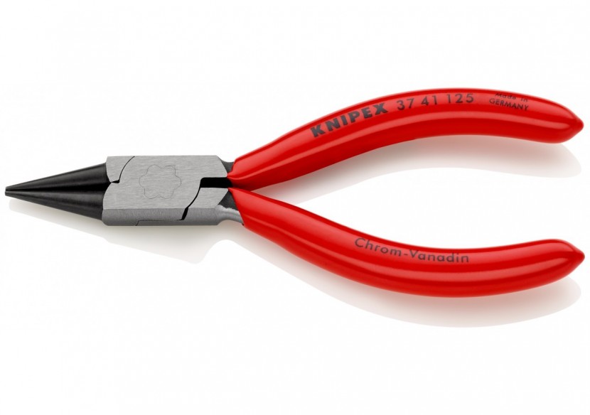 Pince de préhension mécanique de précision - Becs ronds - 125mm - Gainage PVC - Knipex - 3741125