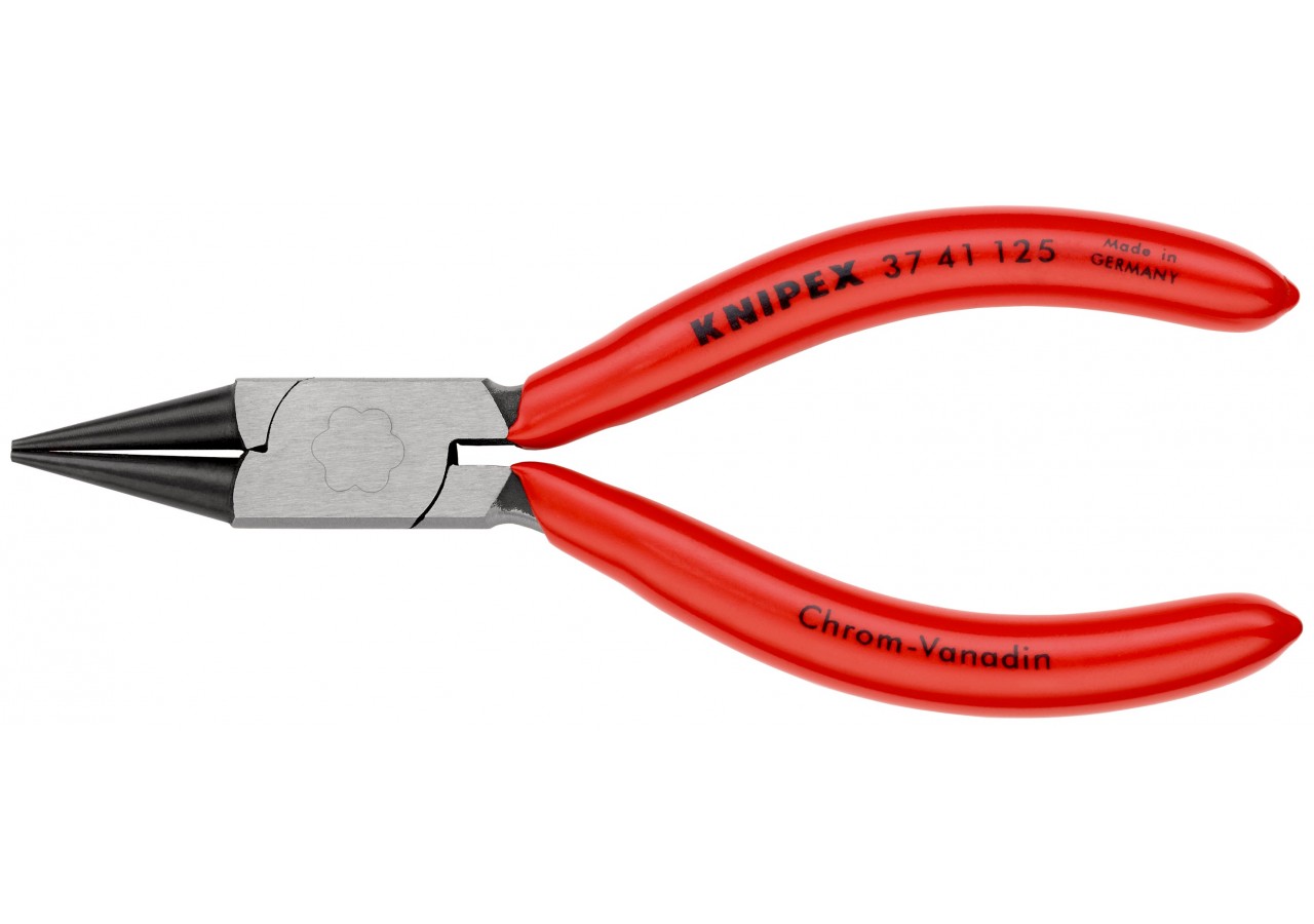 Pince de préhension mécanique de précision - Becs ronds - 125mm - Gainage PVC - Knipex - 3741125