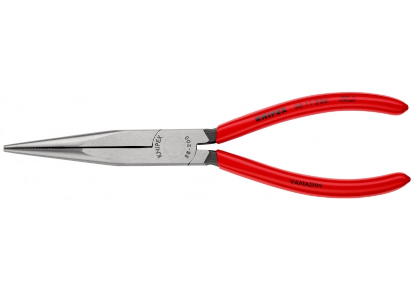 Pince de mécanicien 200mm - Becs demi-ronds striés - Gainage PVC - Knipex - 3811200 Pince de mécanicien 200mm - Becs demi-ronds striés - Gainage PVC - Knipex - 3811200