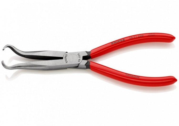 Pince de mécanicien pour cosses de bougies 200mm - Coudée 45° - Gainage PVC - Knipex - 3891200 2