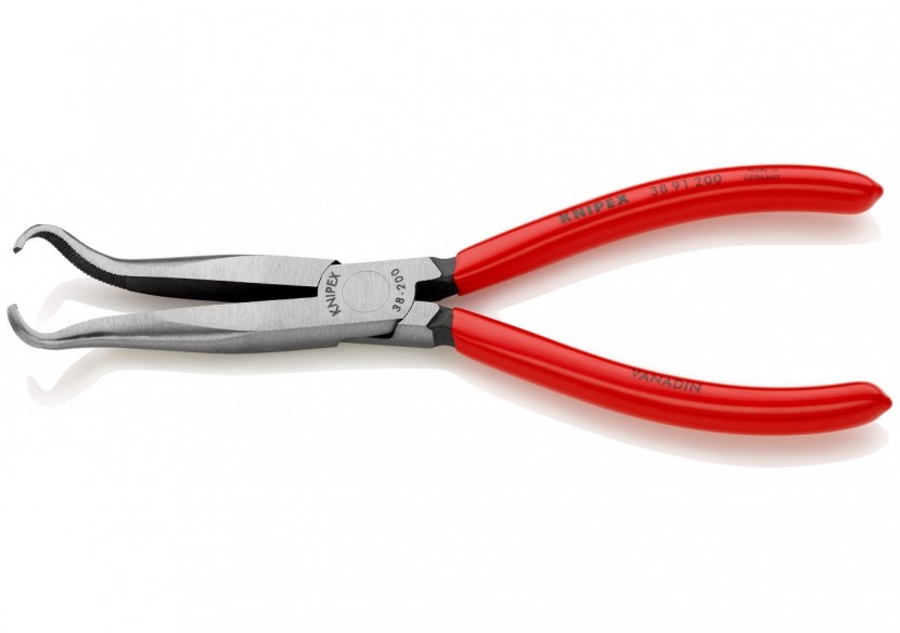 Pince de mécanicien pour cosses de bougies 200mm - Coudée 45° - Gainage PVC - Knipex - 3891200 Pince de mécanicien pour cosses de bougies 200mm - Coudée 45° - Gainage PVC - Knipex - 3891200