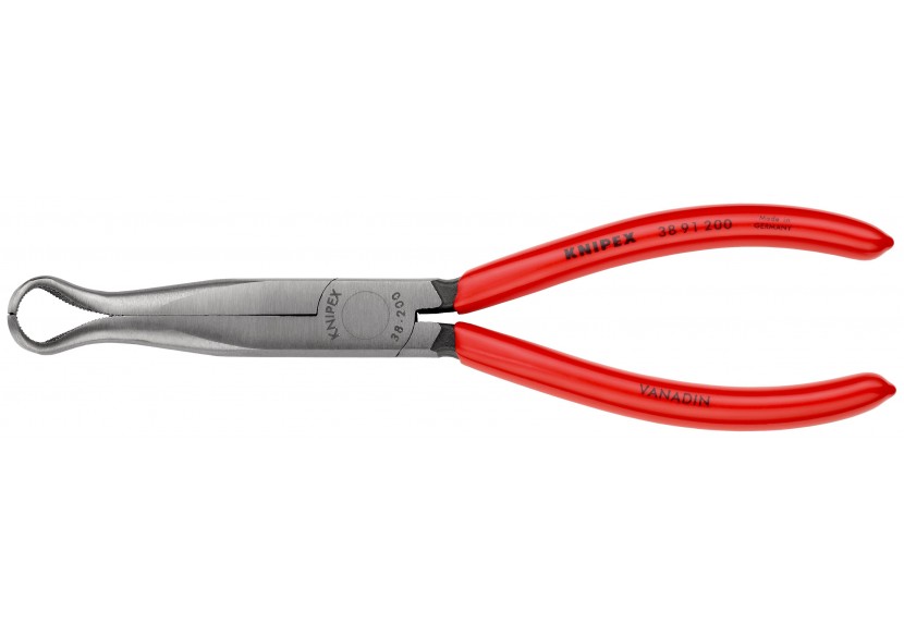 Pince de mécanicien pour cosses de bougies 200mm - Coudée 45° - Gainage PVC - Knipex - 3891200 Pince de mécanicien pour cosses de bougies 200mm - Coudée 45° - Gainage PVC - Knipex - 3891200