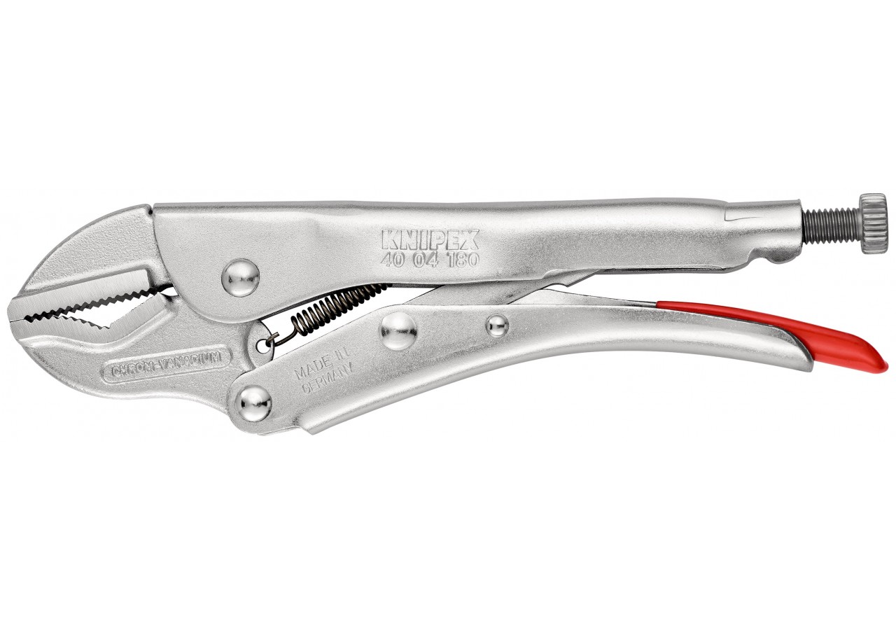Pince-étau universelle - 180mm - Zinguée brillante - Section max 35mm - Knipex - 4004180