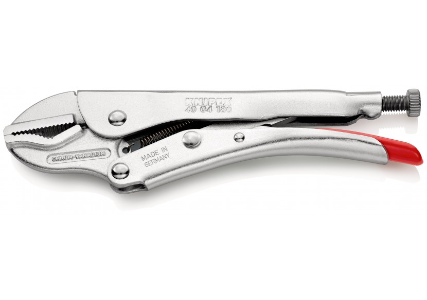 Pince-étau universelle - 180mm - Zinguée brillante - Section max 35mm - Knipex - 4004180 Pince-étau universelle - 180mm - Zinguée brillante - Section max 35mm - Knipex - 4004180