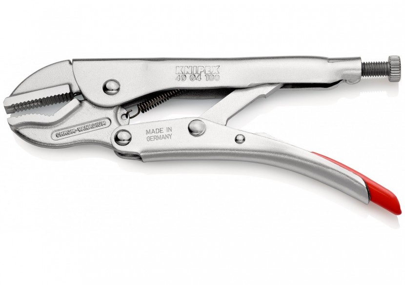Pince-étau universelle - 180mm - Zinguée brillante - Section max 35mm - Knipex - 4004180 Pince-étau universelle - 180mm - Zinguée brillante - Section max 35mm - Knipex - 4004180
