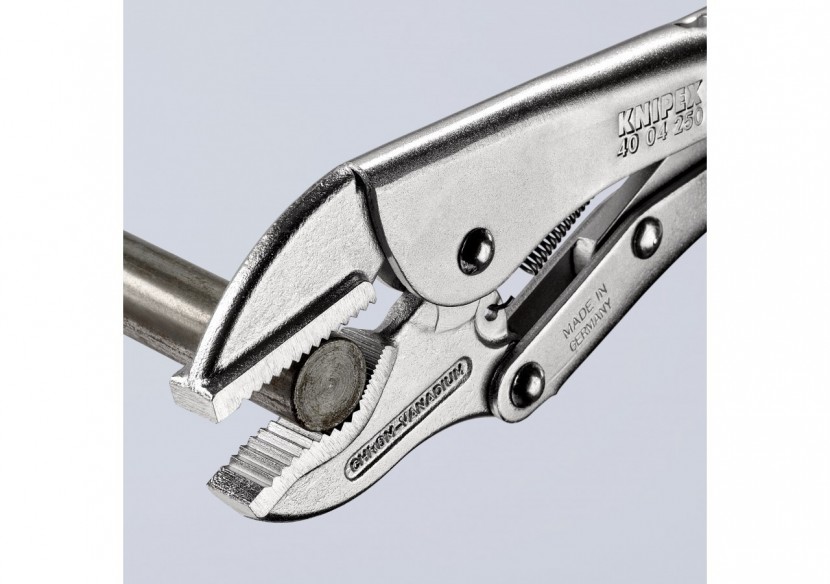 Pince-étau universelle - 250mm - Zinguée brillante - Section max 35mm - Knipex - 4004250 Pince-étau universelle - 250mm - Zinguée brillante - Section max 35mm - Knipex - 4004250
