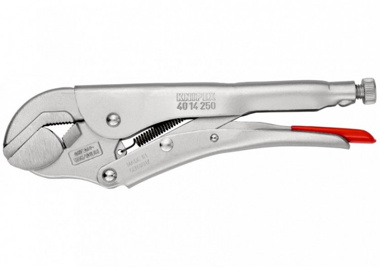 Pince-étau universelle 250mm - Bec pivotant Zinguée brillante - Section max 45mm - Knipex - 4014250