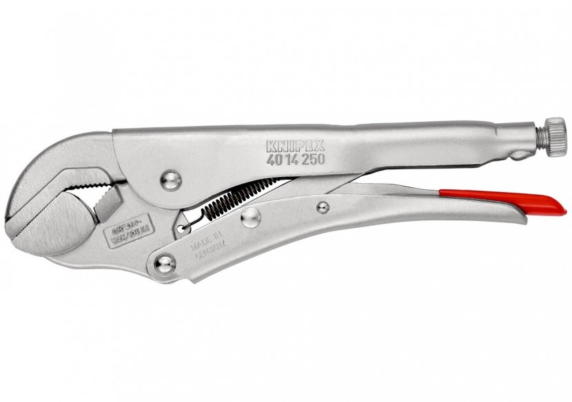 Pince-étau universelle 250mm - Bec pivotant Zinguée brillante - Section max 45mm - Knipex - 4014250 Pince-étau universelle 250mm - Bec pivotant Zinguée brillante - Section max 45mm - Knipex - 4014250