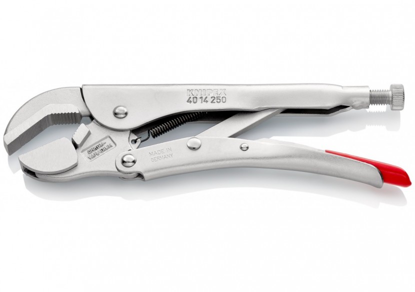 Pince-étau universelle 250mm - Bec pivotant Zinguée brillante - Section max 45mm - Knipex - 4014250 Pince-étau universelle 250mm - Bec pivotant Zinguée brillante - Section max 45mm - Knipex - 4014250