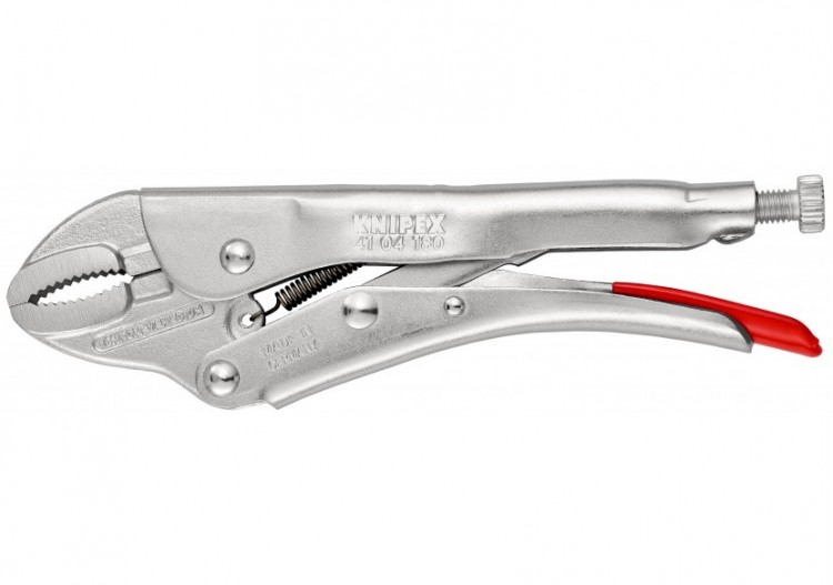 Pince-étau universelle - 180mm - Zinguée brillante - Section max 30mm - Knipex - 4104180