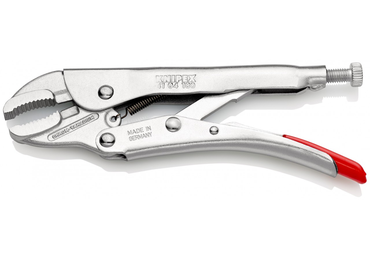 Pince-étau universelle - 180mm - Zinguée brillante - Section max 30mm - Knipex - 4104180
