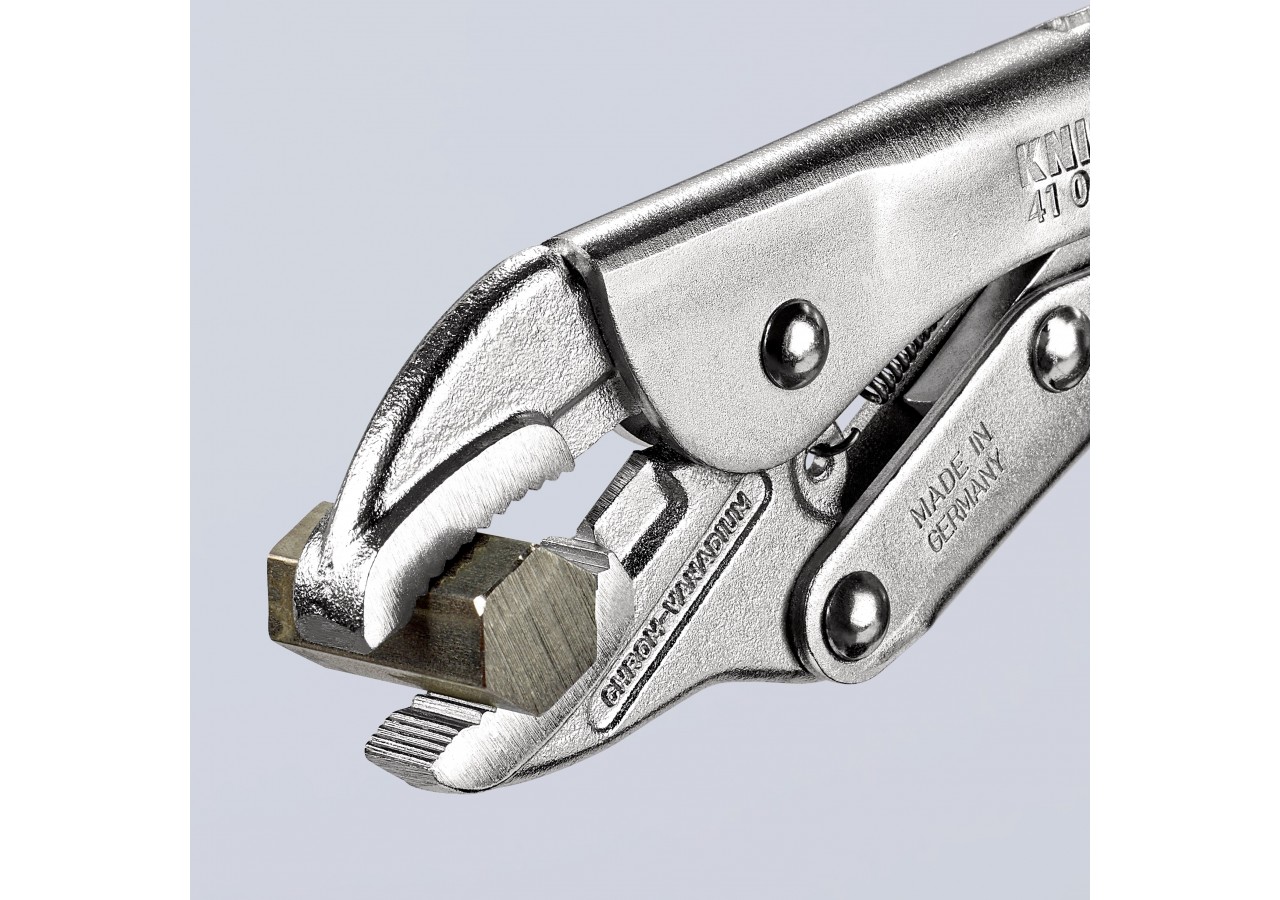 Pince-étau universelle - 180mm - Zinguée brillante - Section max 30mm - Knipex - 4104180