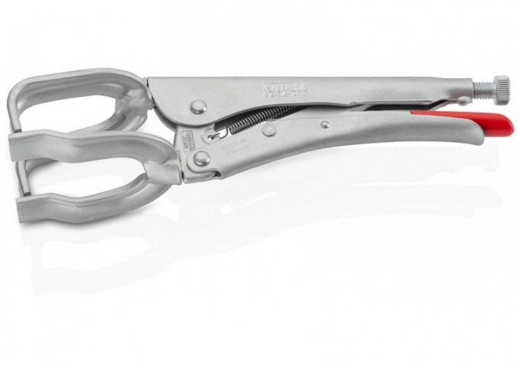 Pince-étau à souder - 280mm - Zinguée brillante - Capacité 65mm - Knipex - 4214280