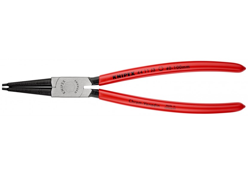 Pince pour circlips intérieurs Alésage de 40 à 100mm - 225mm - Gainage PVC - Knipex - 4411J3
