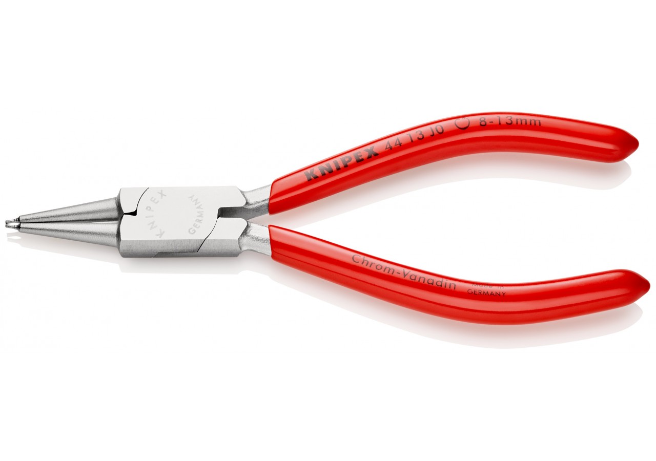 Pince pour circlips intérieurs Alésage 8 à 13mm - 140mm - Gainage PVC - Chromée - Knipex - 4413J0