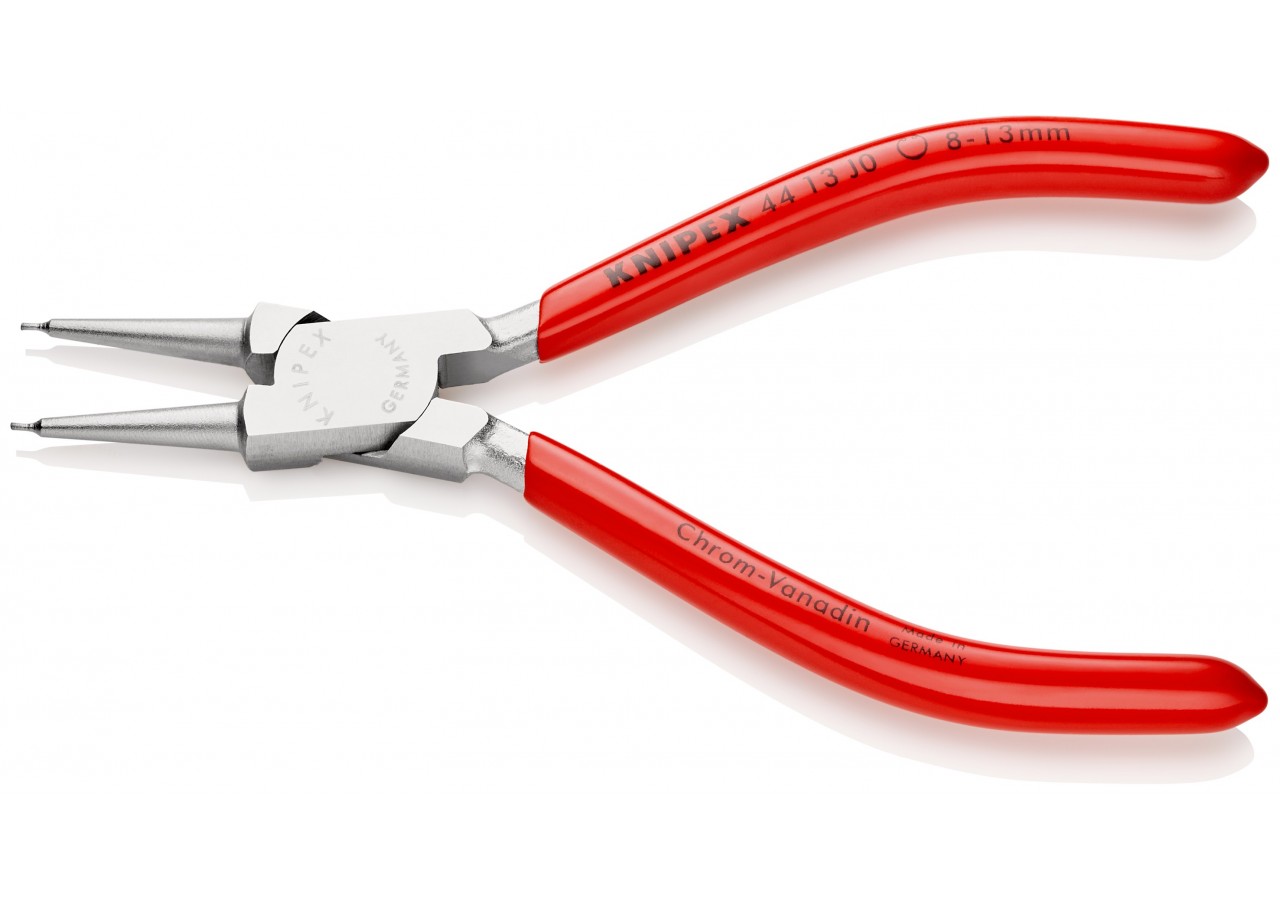 Pince pour circlips intérieurs Alésage 8 à 13mm - 140mm - Gainage PVC - Chromée - Knipex - 4413J0