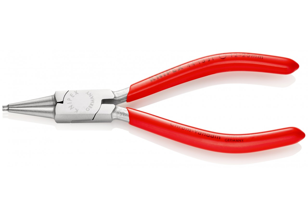 Pince pour circlips intérieurs Alésage 12 à 25mm - 180mm - Gainage PVC - Chromée - Knipex - 4413J1