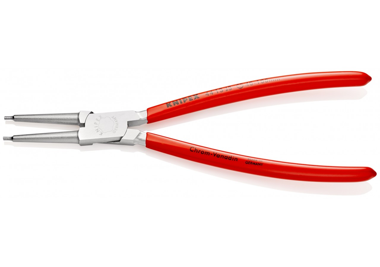 Pince pour circlips intérieurs Alésage 40 à 100mm - 225mm - Gainage PVC -Chromée - Knipex - 4413J3