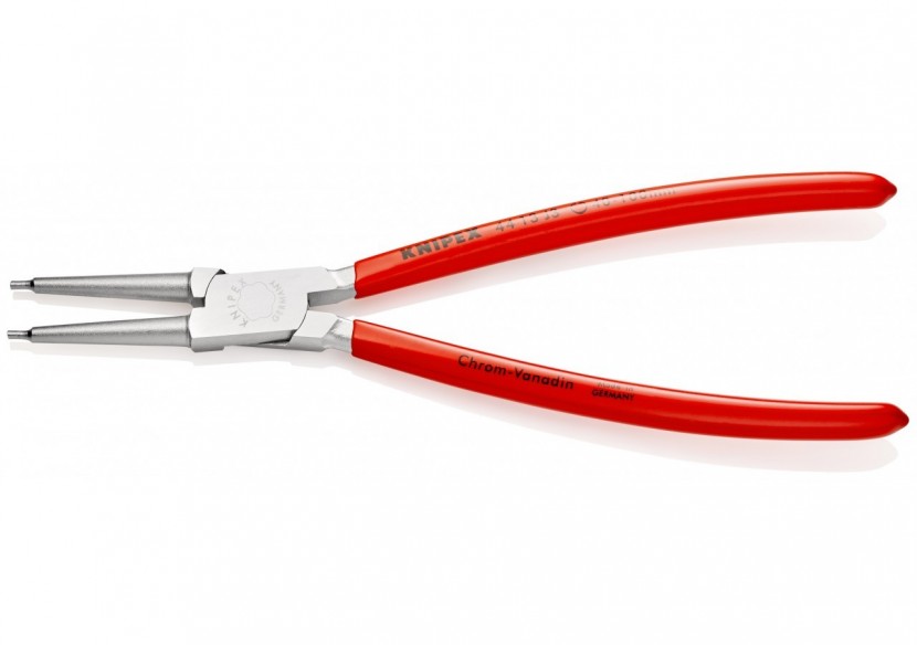 Pince pour circlips intérieurs Alésage 40 à 100mm - 225mm - Gainage PVC -Chromée - Knipex - 4413J3 Pince pour circlips intérieurs Alésage 40 à 100mm - 225mm - Gainage PVC -Chromée - Knipex - 4413J3