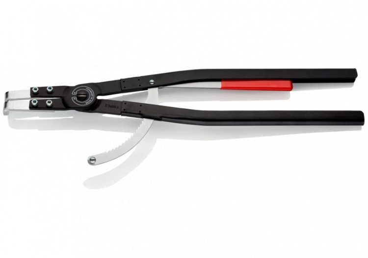 Pince pour circlips intérieurs Alésage de 122 à 300mm - 590mm 90 ° - Epoxy noir - Knipex - 4420J51