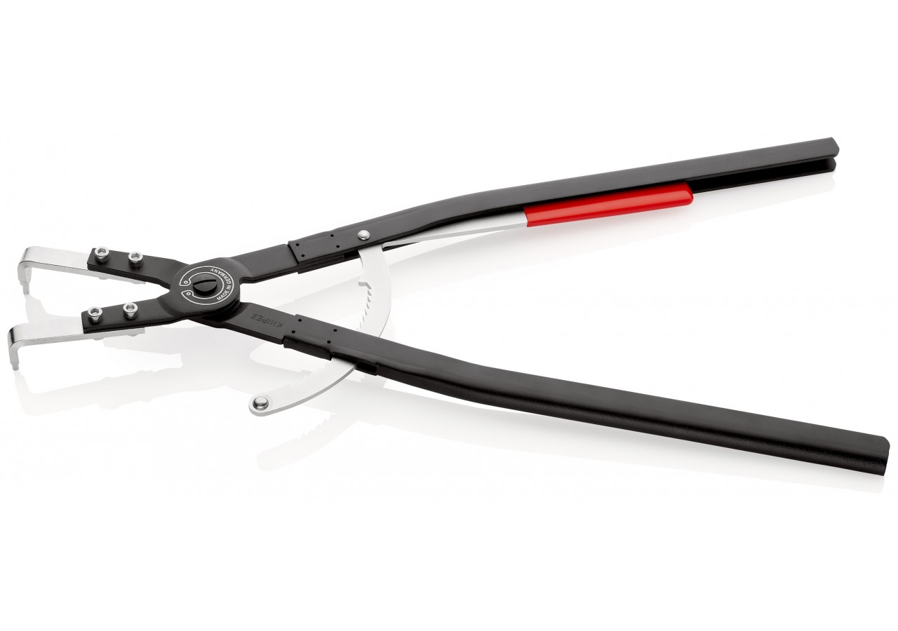 Pince pour circlips intérieurs Alésage de 252 à 400mm - 600mm à 90° - Epoxy noir - Knipex - 4420J61