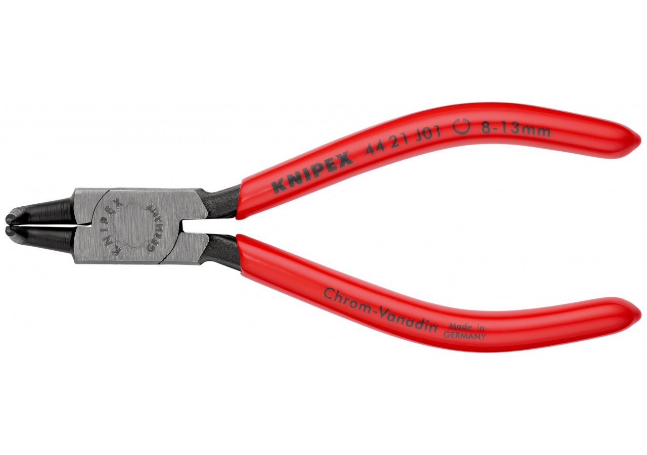 Pince pour circlips intérieurs Alésage 8 à 13mm - 130mm à 90° - Gainage PVC - Knipex - 4421J01