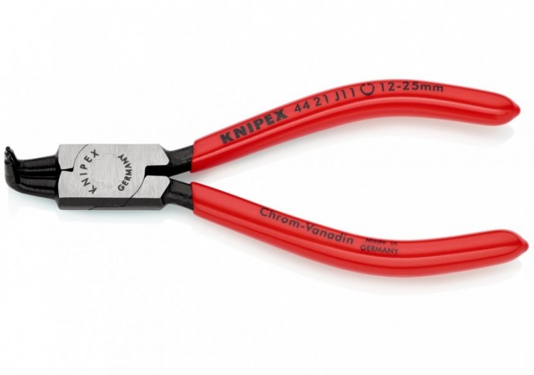 Pince pour circlips intérieurs Alésage de 12 à 25mm - 130mm à 90° - Gainage PVC - Knipex - 4421J11