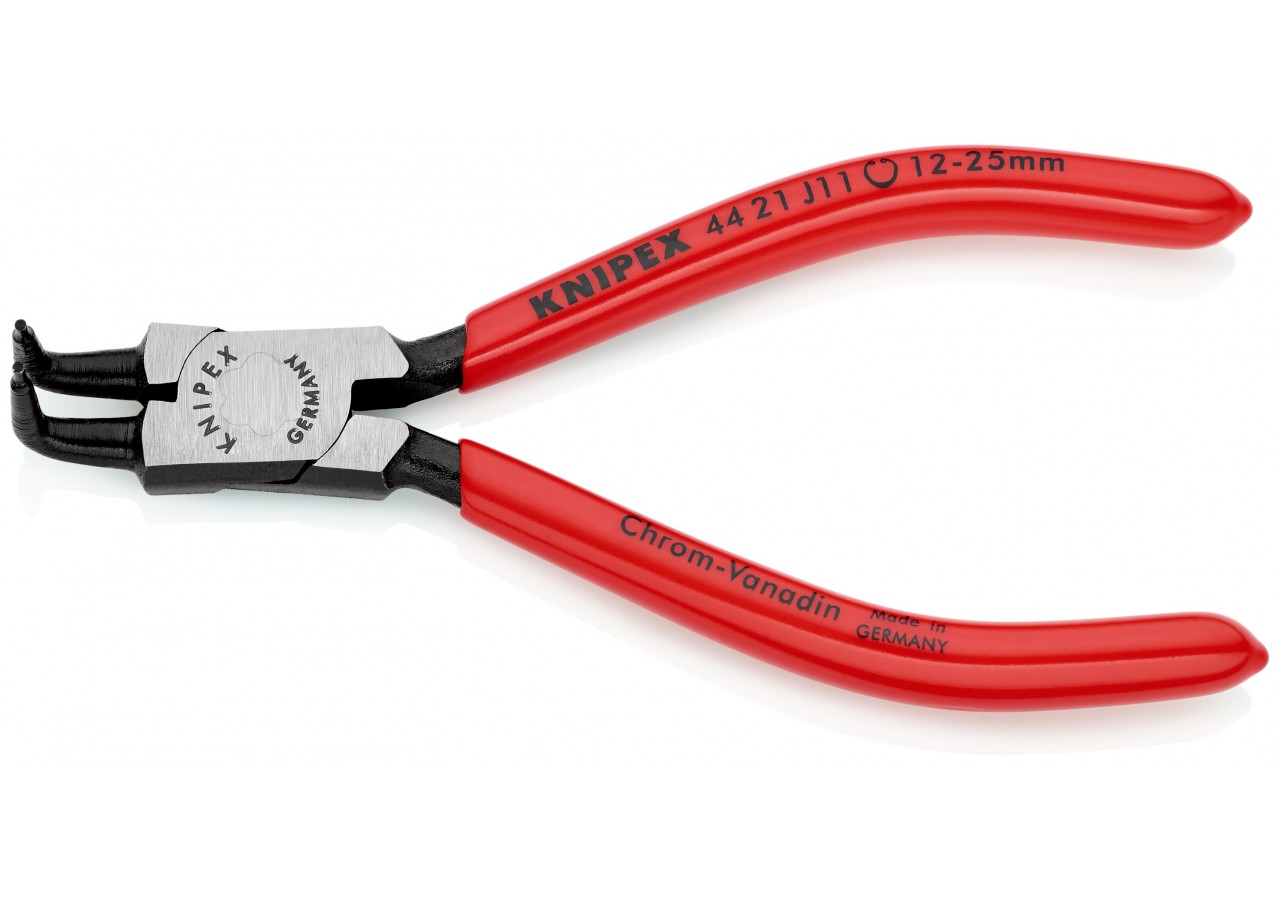 Pince pour circlips intérieurs Alésage de 12 à 25mm - 130mm à 90° - Gainage PVC - Knipex - 4421J11