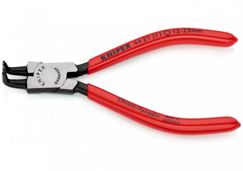 Pince pour circlips intérieurs Alésage de 12 à 25mm - 130mm à 90° - Gainage PVC - Knipex - 4421J11