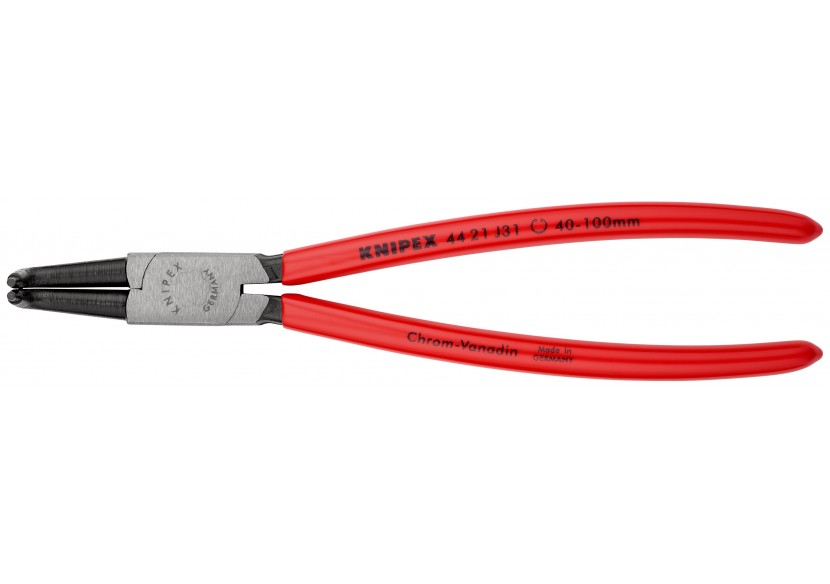 Pince pour circlips intérieurs Alésage de 40 à 100mm - 215mm à 90° - Gainage PVC - Knipex - 4421J31