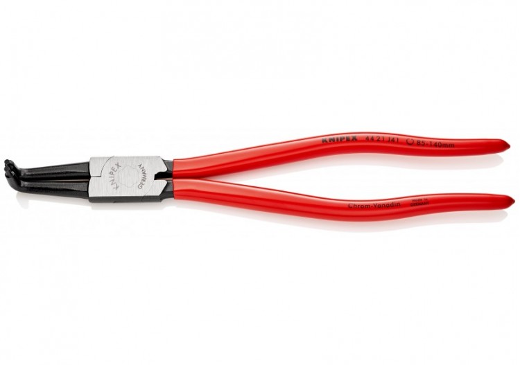 Pince pour circlips intérieurs Alésage de 85 à 140mm - 300mm à 90° - Gainage PVC - Knipex - 4421J41