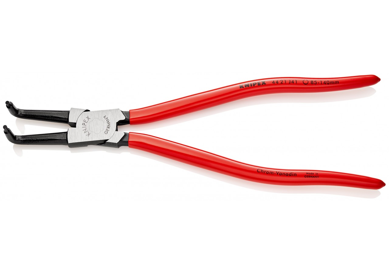 Pince pour circlips intérieurs Alésage de 85 à 140mm - 300mm à 90° - Gainage PVC - Knipex - 4421J41
