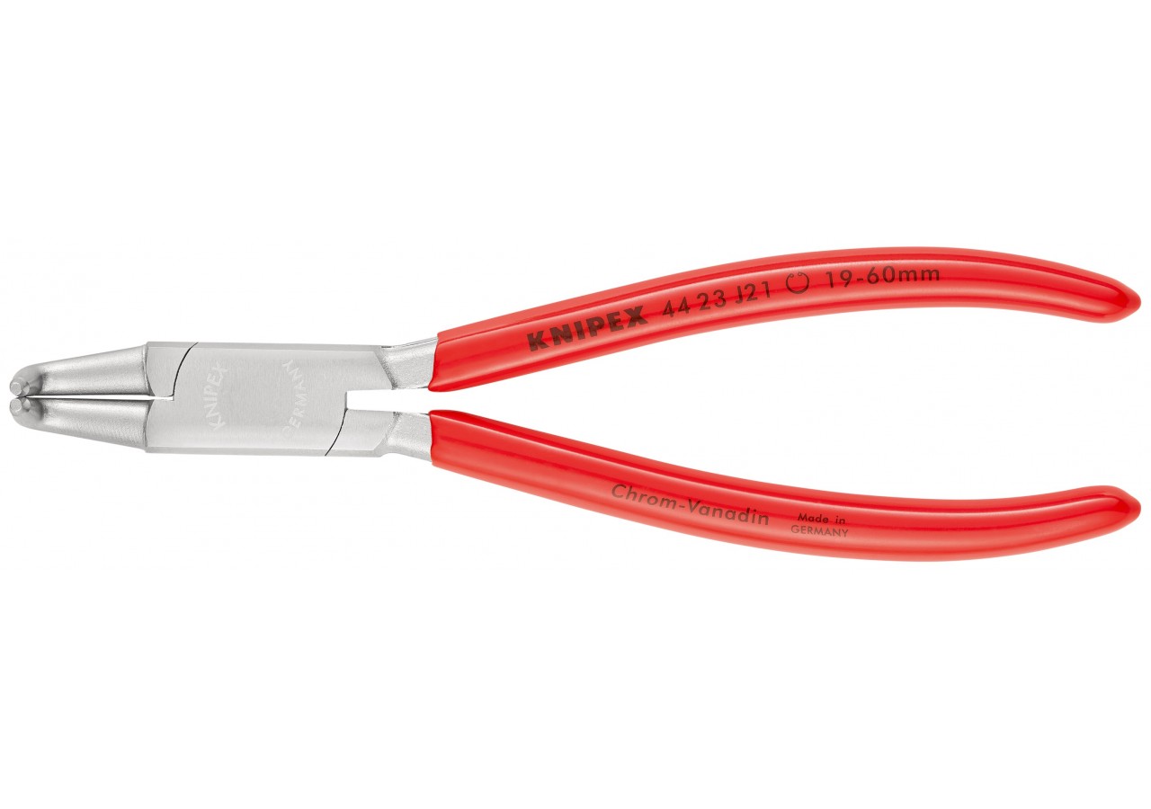 Pince pour circlips intérieurs Alésage 19 à 60mm - 170mm à 90° Gainé PVC Chromée - Knipex - 4423J21