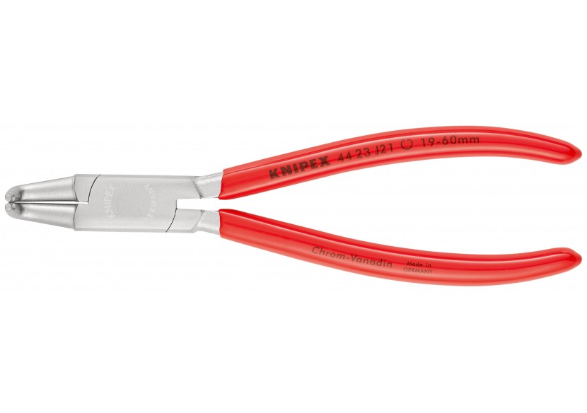 Pince pour circlips intérieurs Alésage 19 à 60mm - 170mm à 90° Gainé PVC Chromée - Knipex - 4423J21