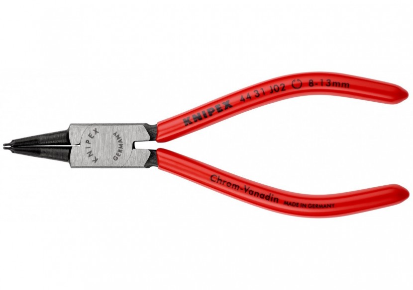 Pince pour circlips intérieurs Alésage de 8 à 13mm - 140mm à 45° - Gainage PVC - Knipex - 4431J02